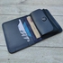 Dr.key Genuine Leather Bi-fold Wallet With A Coin Pocket -3007- Pl- Blue
