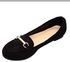 Cs Moreiz Fancy Transparent Bow Detail Ladies Flat Shoes - Black