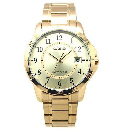 Casio MTP-V004G-9B For Men Analog Dress Watch, Stainless Steel