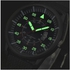 Sanwood Military Men Stainless Steel Luminous Dial Date Display Luxury Sport Wrist Watch-Green
