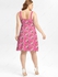 Plus Size Valentine Day Rose Print Sleeveless A Line Dress - 5x | Us 30-32