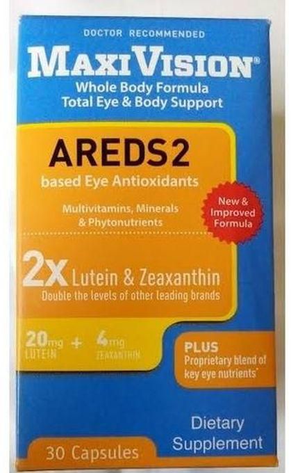 Maxivision Maxi Vision AREDS2 Eye Antioxidants Capsules X 30