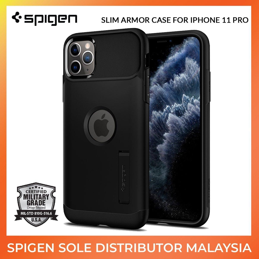 Spigen Slim Armor Case for Apple iPhone 11 Pro (Black)