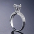 Solitaire Ring White Zircon Ring - Promising Ring