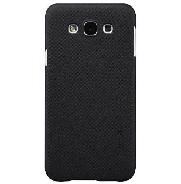 NILLKIN Frosted Shield Back Cover For Samsung Galaxy E7  Screen Protector Included Black