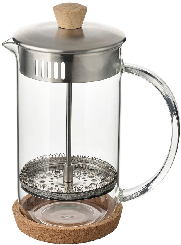 IKEA 365+ Coffee/tea maker - clear glass/stainless steel 1 l