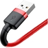 Baseus Lightning USB Cable for Apple iPad mini 1 / 2 / 3 / 4 / 5 - iPad 7.9 inch Fast Charging 2.4A - 1 Meter - Red