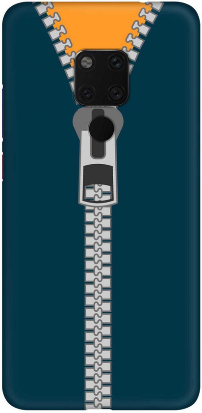 Stylizedd Huawei Mate 20 Slim Snap Basic Case Cover Matte Finish - Zipper