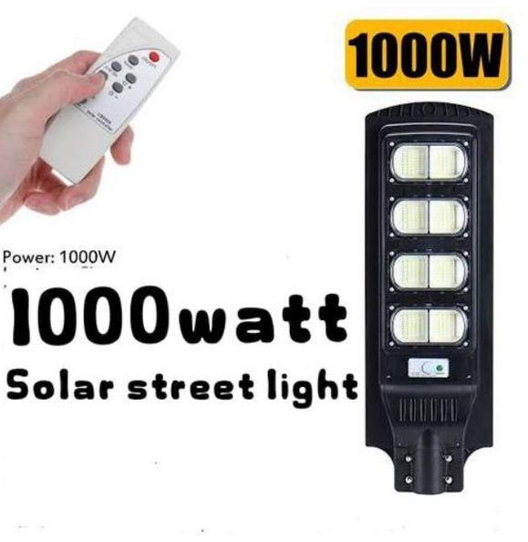 Led 1000W Solar Street Light, All In One With Pole