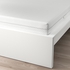 MALM Bed frame with mattress - white/Åbygda firm 140x200 cm