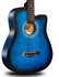Acoustic Box Guitar With Bag And Strap - Blue