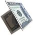 PU Leather Exterior Currency Notes Pattern Pound Dollar Euro Purse Wallets