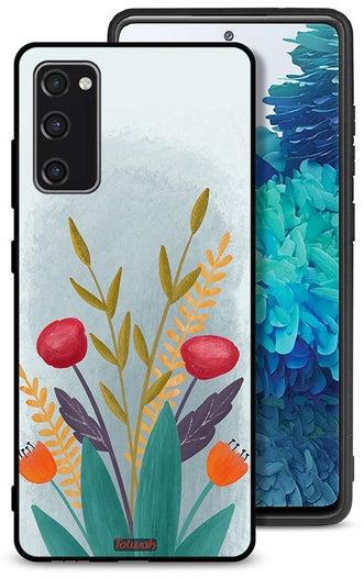 Samsung Galaxy S20 FE 4G Protective Case Cover Plants Drawing Art