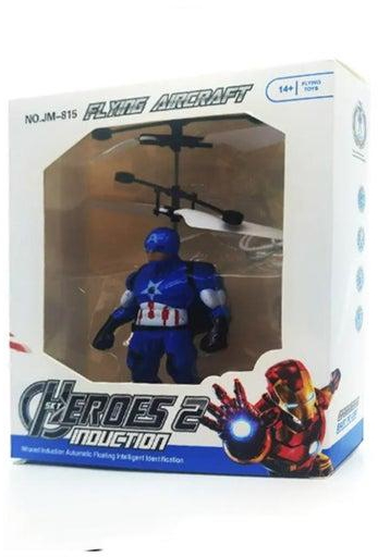 Helicopter Flying Aircraft Superheroes With Hand Sensor