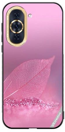 Protective Case Cover For Huawei Nova 10 Pro Pink Leaf Design Multicolour