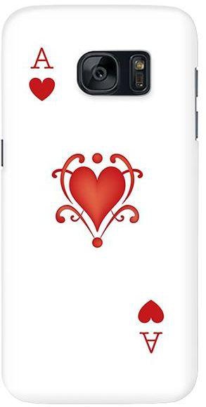 Stylizedd  Samsung Galaxy S7 Edge Premium Slim Snap case cover Matte Finish - Ace of Hearts