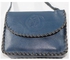 AM Trading Genuine Leather Cross Bag - Dark Blue