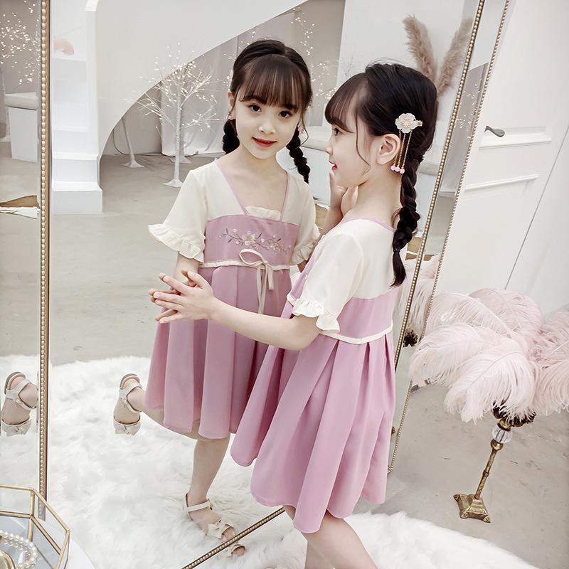 Koolkidzstore Girls Dress Traditional Style - 1 Size (Pink)
