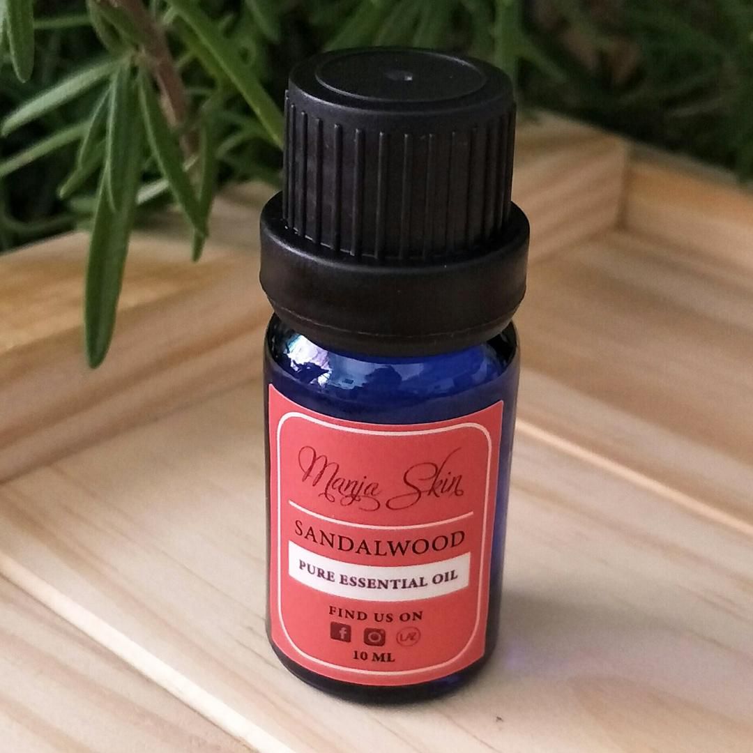 Sandalwood Pure Essential Oil for Aromatherapy / Skincare / Hair Care /  Diffuser - By Manja Skin