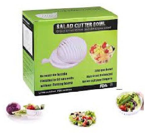 60 Second Fresh Salad Maker Cutter Bowl Slicer Vegetable Easy Washer Chopper