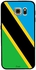 غطاء حماية واقٍ لهاتف سامسونج جالاكسي S6 إيدج بلون علم تنزانيا