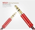 LDNIO LS-Y01 AUX 3.5mm Audio Cable 1M Length - Red