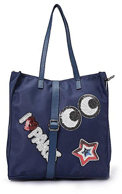 Pino bravo Sequins Handbag - Navy Blue