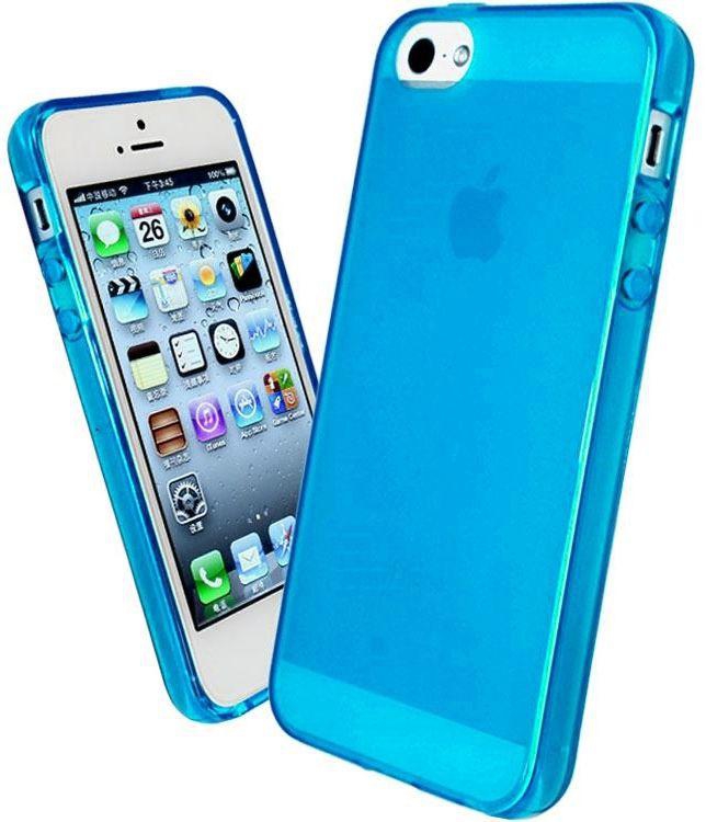 Ultra Slim Legend TPU Case iPhone SE / 5 / 5S  - Frosted Aqua Blue