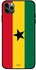 غطاء حماية واقي لهاتف أبل آيفون 11 برو نمط علم غانا