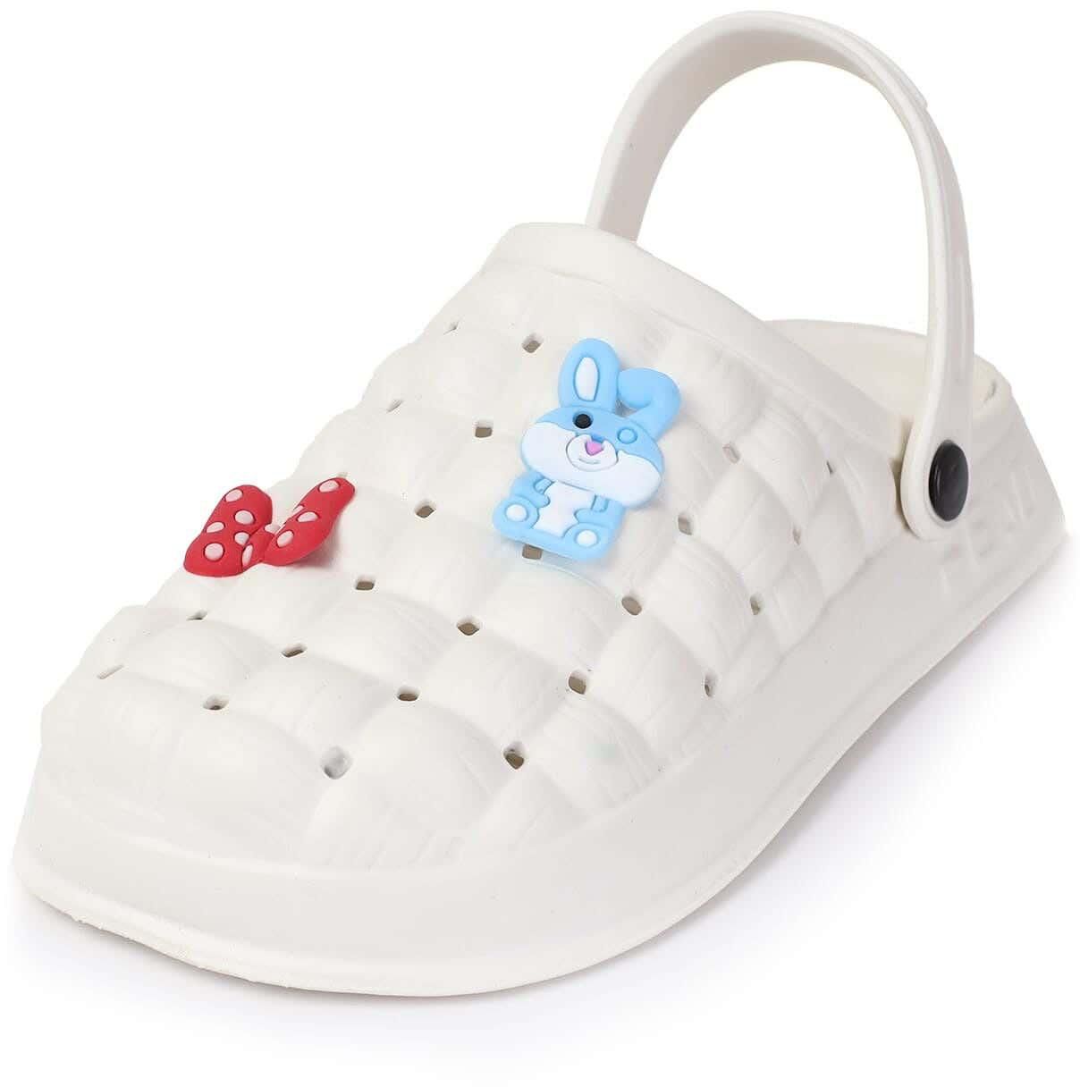 Get Plastic Clog Slippers For Women, 39 EU - White with best offers | Raneen.com