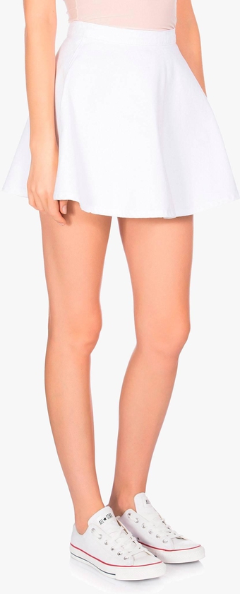 Natural Denim Circle Mini Skirt