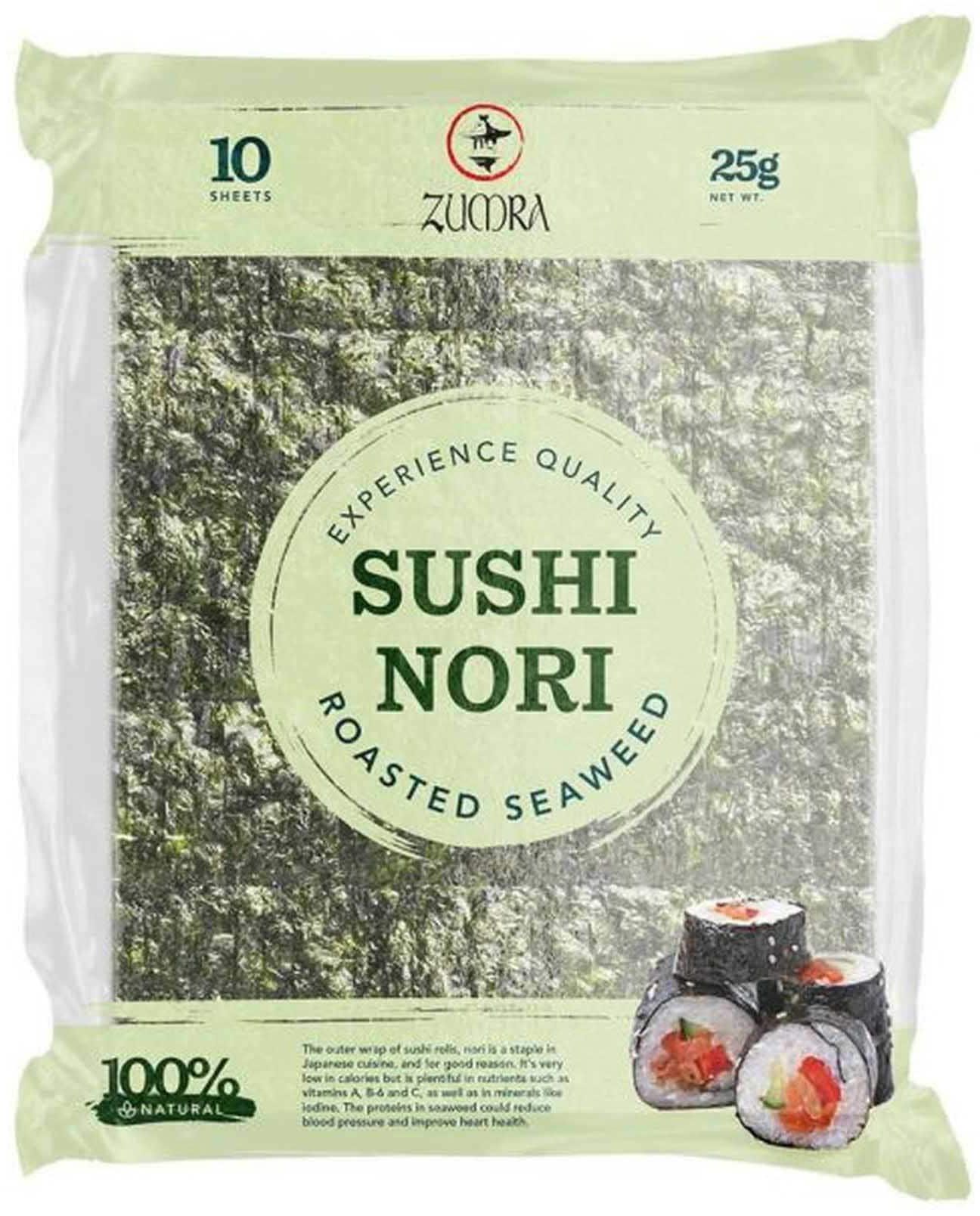 Zumra Sushi Nori - 10 Sheets
