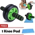 Wheel Abs Roller Fitness Exercise Wheel (Free Mat)