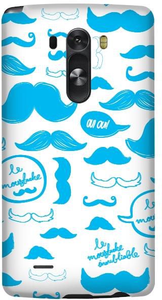 Stylizedd LG G3 Premium Slim Snap case cover Matte Finish - Le Moustache