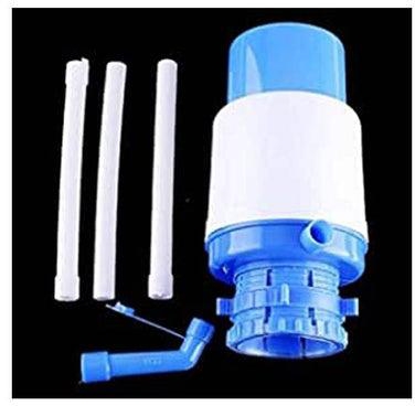 Bottled Drinking Water Hand Press Pump Dispenser Blue