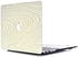Tip PU Leather Logo See Through Hard Case Wood Grain Protective Skin Cover Shell for Apple MacBook Air 11.6in A1370 and A1465