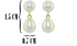 Vera Perla 18K Gold Pearl Drop and Dangle White Earrings, Push Back Closure