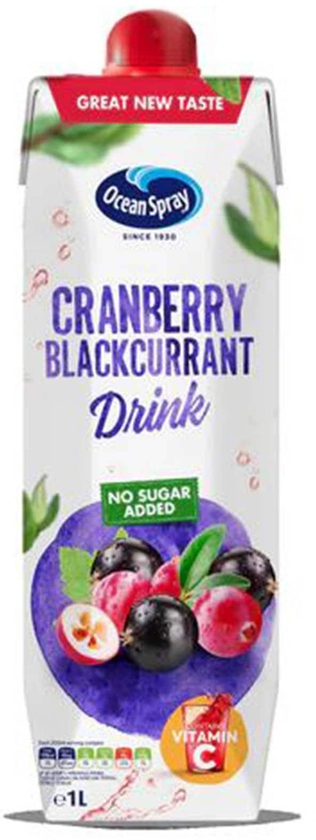 Ocean Spray Cranberry And Blackcurrant Juice Drink 1L