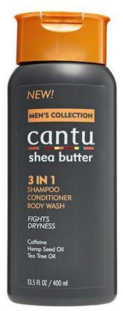 Cantu Men’s 3 In 1 Shampoo, Conditioner & Body Wash