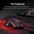 Redragon M601 Gaming Mouse Wired with red led, 3200 DPI 6 Buttons Ergonomic CENTROPHORUS Gaming Mouse for PC, Black