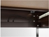 MICKE Desk - black-brown 73x50 cm