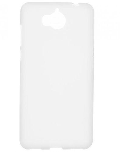 fingerprint Matte TPU Back Phone Cover - For Huawei Y5 (2017) / Y6 (2017) Anti - White
