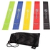 Set Of 5 Resistance Loop Exercise Band For Workout Yoya Crossift
