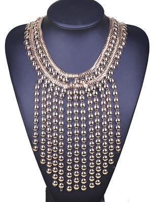 b'Women Fashion Jewelry, Chain Choker Necklace, Gold, Silver'