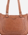 Joelle Leather Saddle Bag - Camel