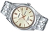 Men's Water Resistant Analog Watch MTP-1335D-9AVDF - 44 mm - Silver