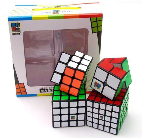 Rubik's cube 2x2, 3x3, 4x4, 5x5 (black) price from souq in Saudi Arabia ...