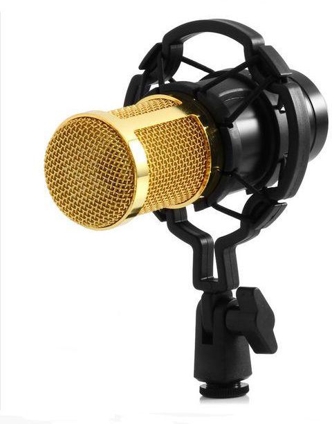 Professional Universal 3KG Bearable Load Mic Microphone Shock Mount Clip Holder Stand Radio Studio Sound Recording Bracket Black