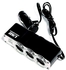 New 3-Socket USB Vehicle Power Supply Expansion Adapter - Black