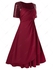 Plus Size Ruched Sparkling Sequin Tulip Hem Dress - L | Us 12